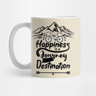 happiness is a journey destination. Mug